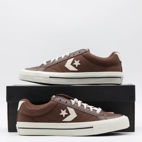 Converse Unisex Sport Casual Skateboarding Comfortable Canvas Shoes Brown Size 9 - Picture 10 of 11